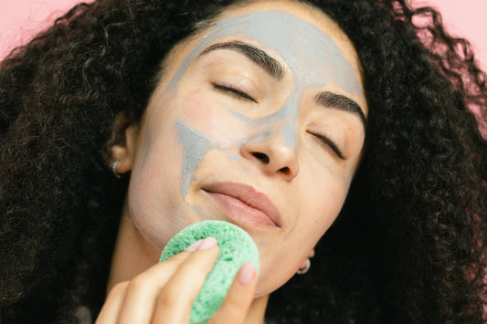 Éponge Konjac Nettoyante — Glowvia (lot de 2)